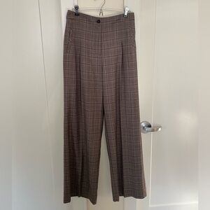 *** NEW WITH TAGS*** Wolf & Badger pleat front plaid trousers